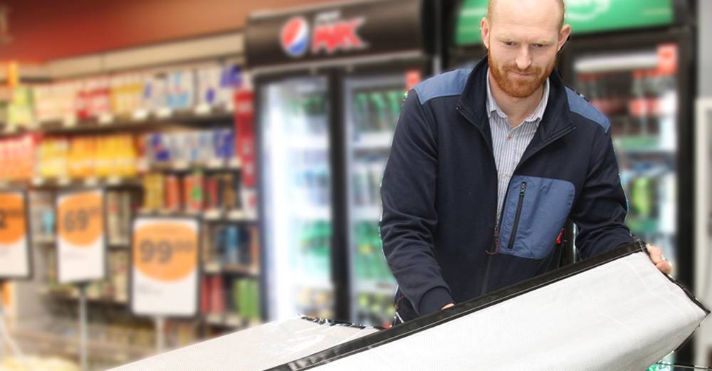 Detailbutikker efterspørger afdækningsmåtter til åbne kølediske