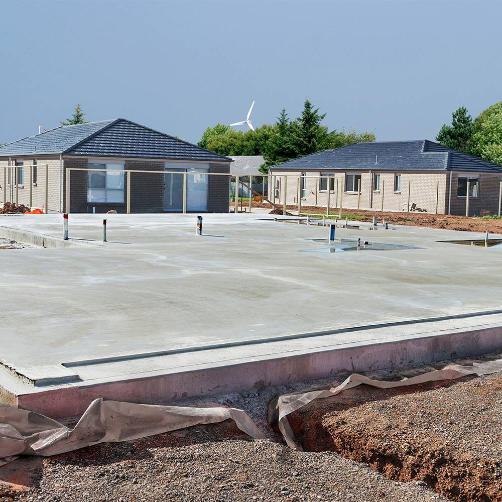 Termo mørtelhætter beskytter byggematerialer mod vind og vejr