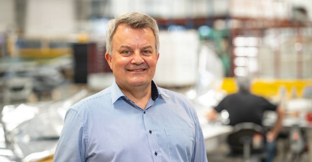 Torben Hallstrup forklarer fremgangen med et bedre salg på eksportmarkederne, i en kombination med at holde styr på omkostningerne.